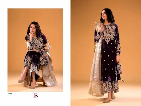 Deepsy Velvet 23 Vol 2 Velvet Wedding Pakistani Suits Catalog
